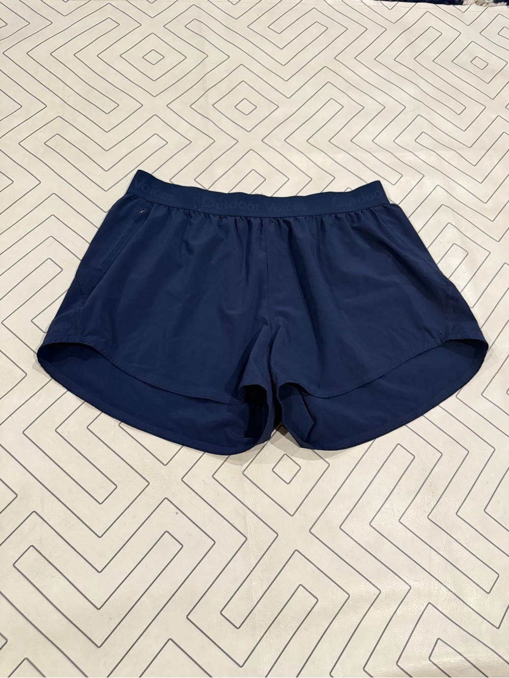 Outdoor Voices Navy Athletic Shorts